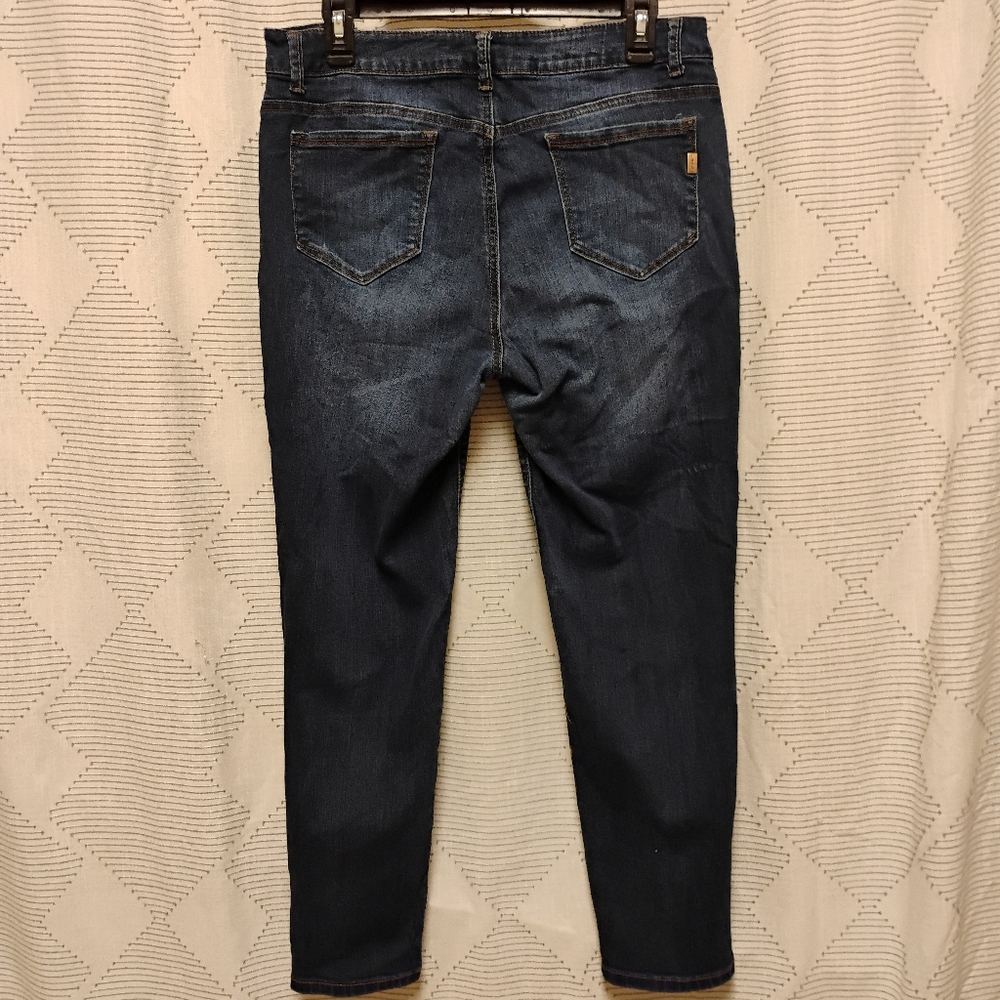 1822 Denim Dark Blue Women's Jeans Size 14 - Picture 3 of 6